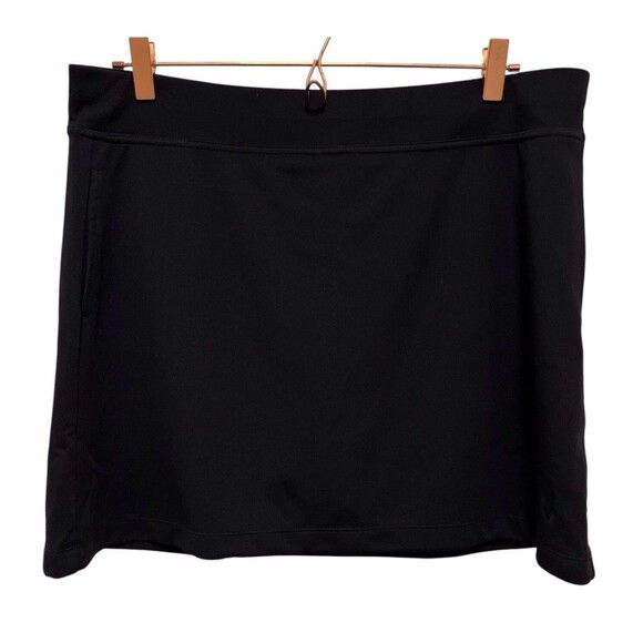 Callaway Womens Golf Performance 17” Knit Skort Black Size XLARGE Pull on - Picture 2 of 9